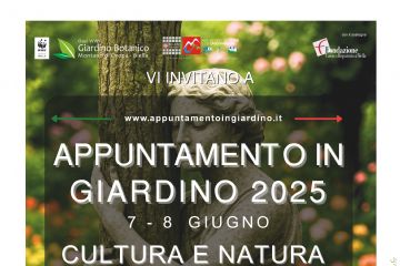 Locandina Appuntamento in Giardino Burcina 2025