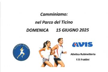 Locandina Camminata Parco del Tcino