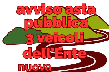 Avviso asta pubblica per vendita 3 autoveicoli