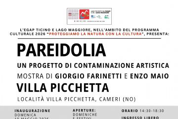 "Pareidolia" di Giorgio Farinetti e Enzo Maio - inaugurazione domenica 10 maggio