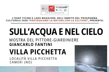 "Sull'acqua e nel cielo" di Giancarlo Fantini - Inaugurazione domenica 7 giugno