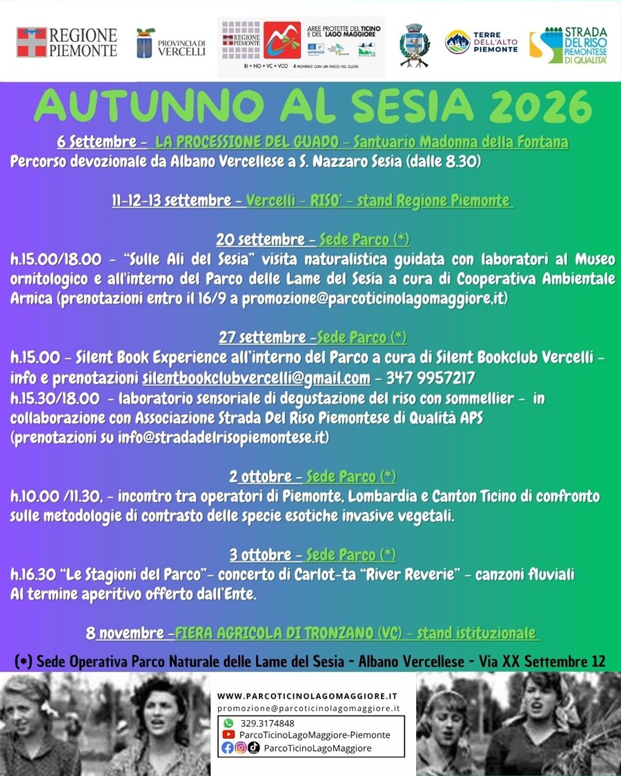 Autunno al Sesia 2026